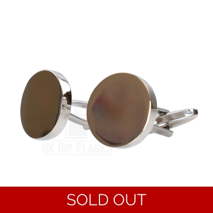 Cufflinks - Round - Silver